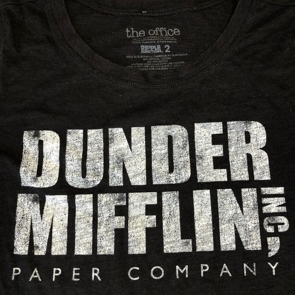 Dunder Mifflin The Office Plus-Size Women’s Shirt - Picture 3 of 4